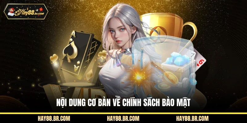 Nội dung cơ bản về chính sách bảo mật