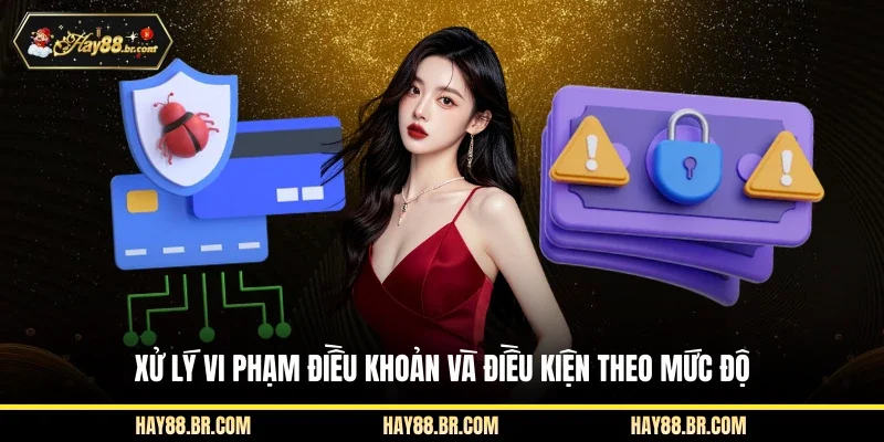 Xử lý vi phạm điều khoản và điều kiện theo mức độ